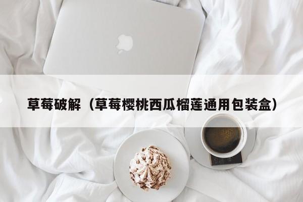草莓破解(草莓樱桃西瓜榴莲通用包装盒)